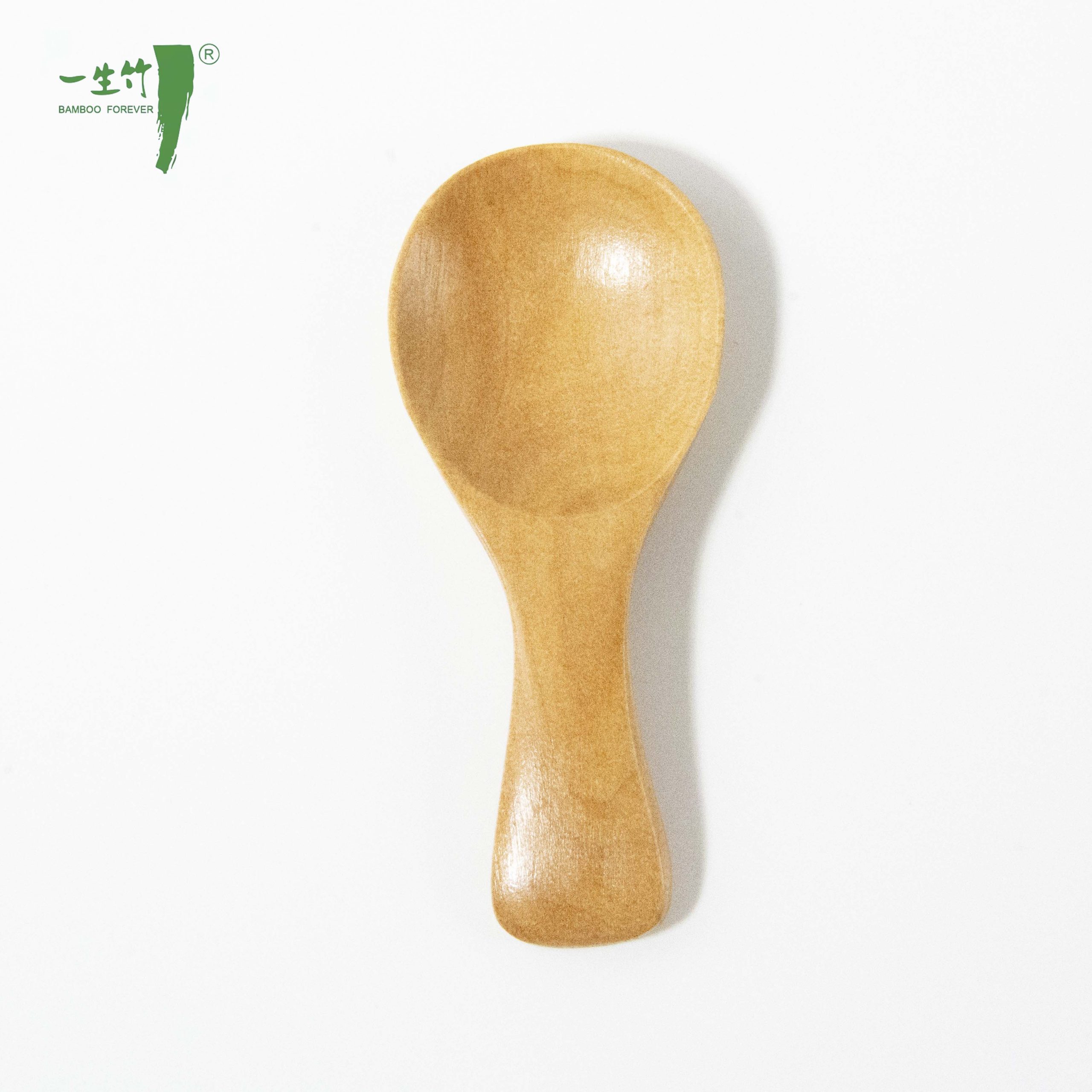 Cuillère en Bois Compostable Sans Échardes
