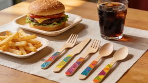 Techniques de personnalisation pour couverts en bois estampillés