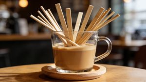 Bâtonnets à café en bambou une solution durable pour la restauration événementielle à grande échelle